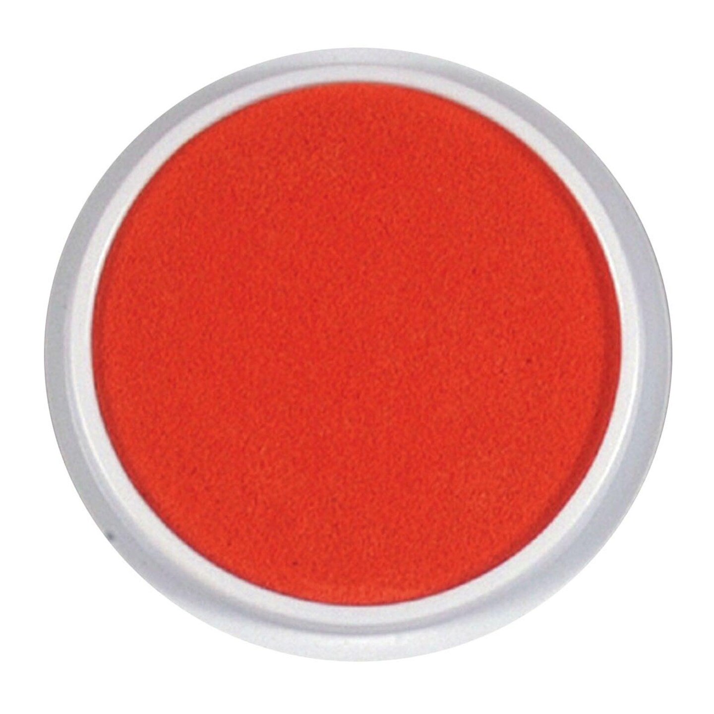 Jumbo Circular Washable Stamp Pad - Orange - 5.75&#x22; dia. - Pack of 6