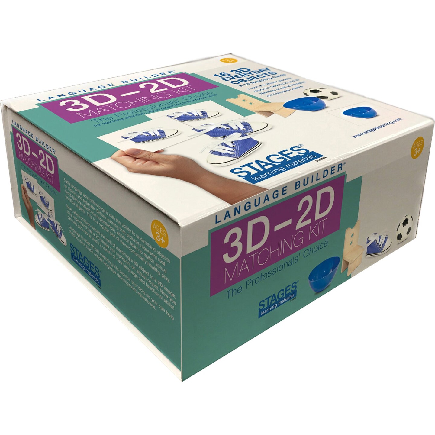 Language Builder&#xAE; 3D-2D Matching Kit, Everyday Objects