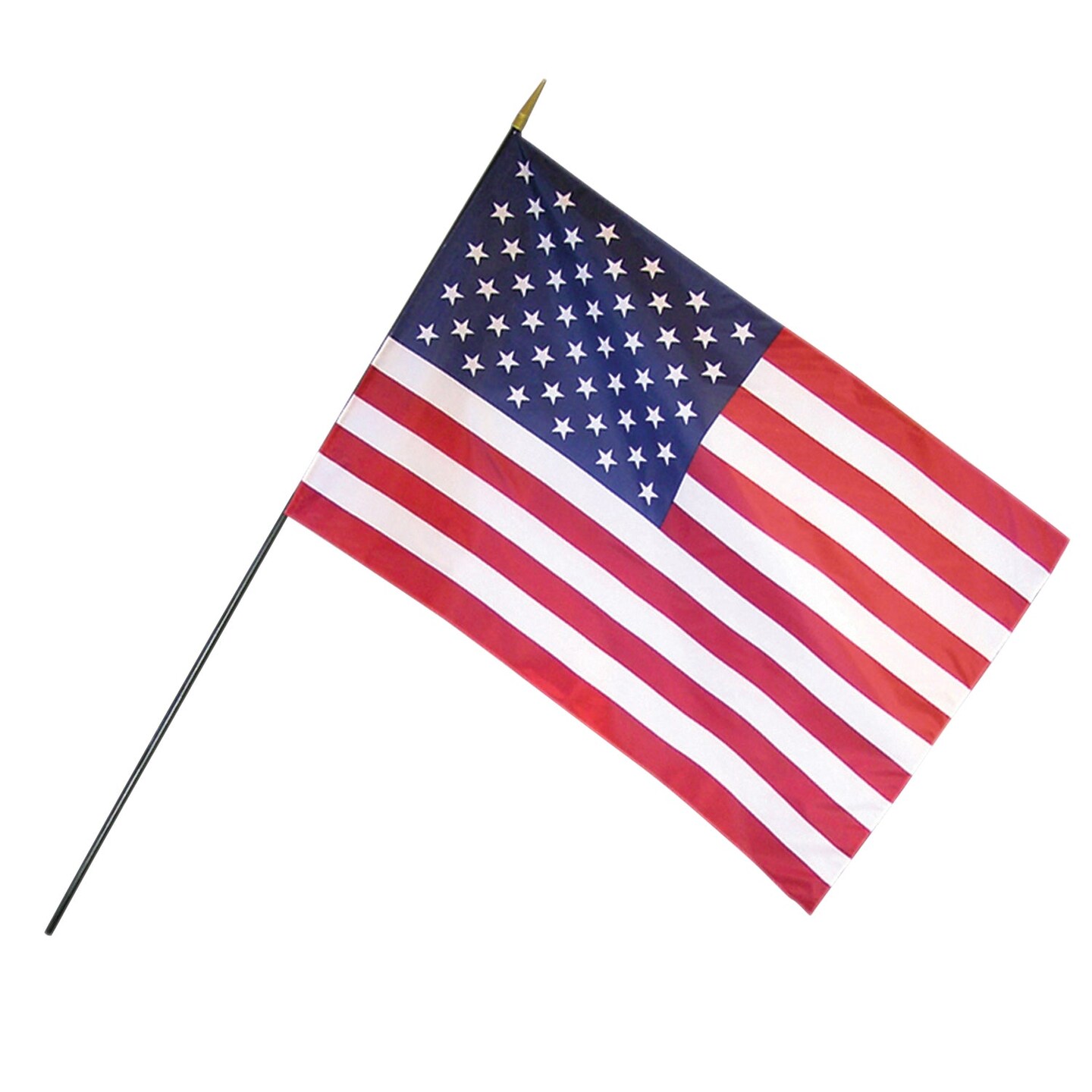 U.S. Classroom Flag, 24&#x22; x 36&#x22; with Staff, Pack of 2