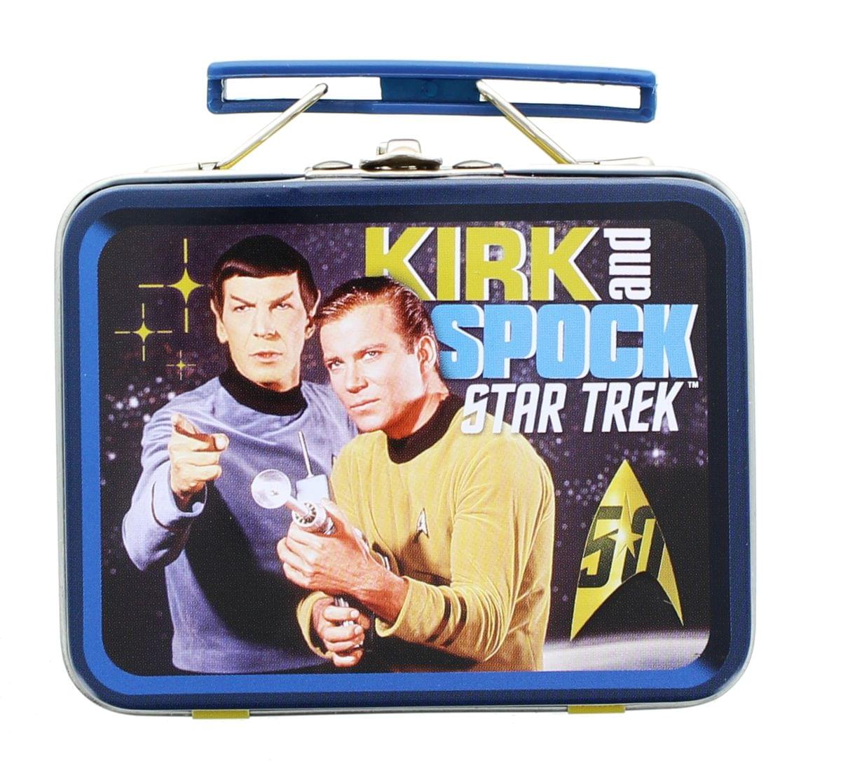 Star Trek: TOS Kirk &#x26; Spock Mini Tin Lunch Box