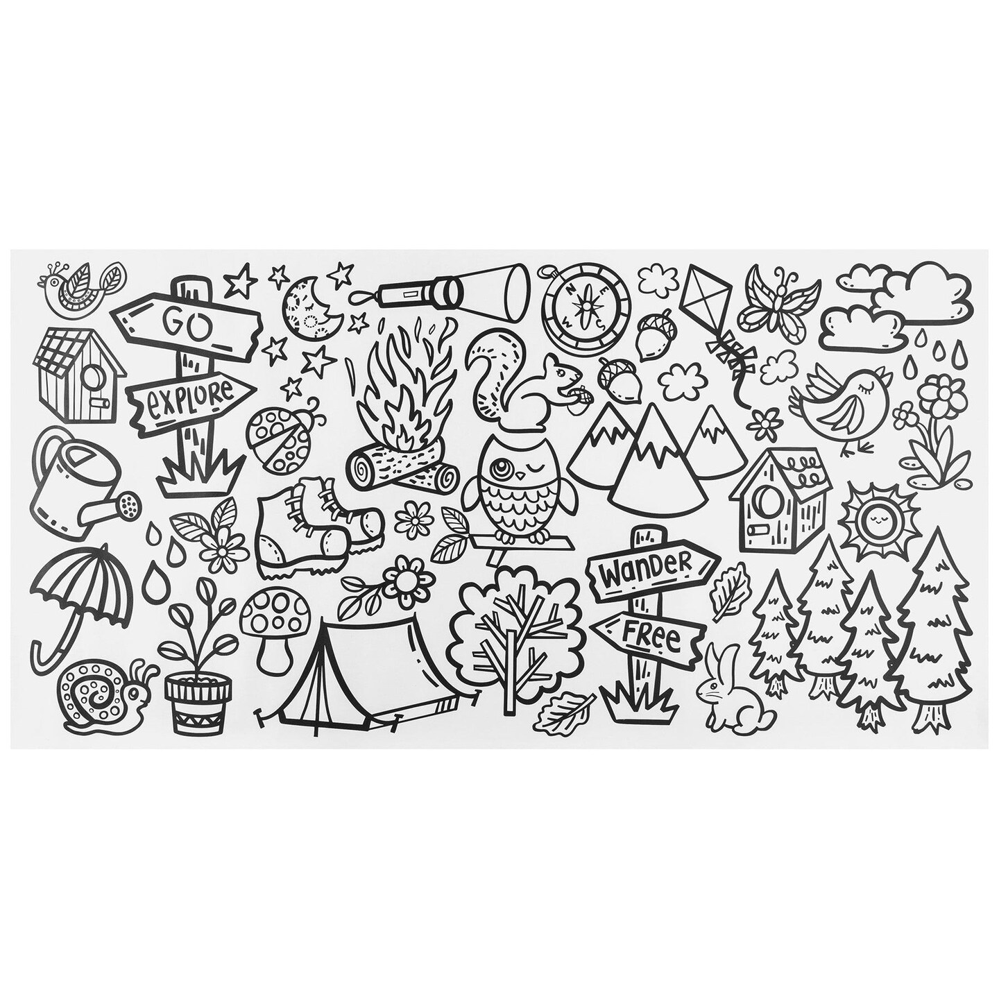 Doodle &#x26; Drawing Roll, 4 Assorted Designs