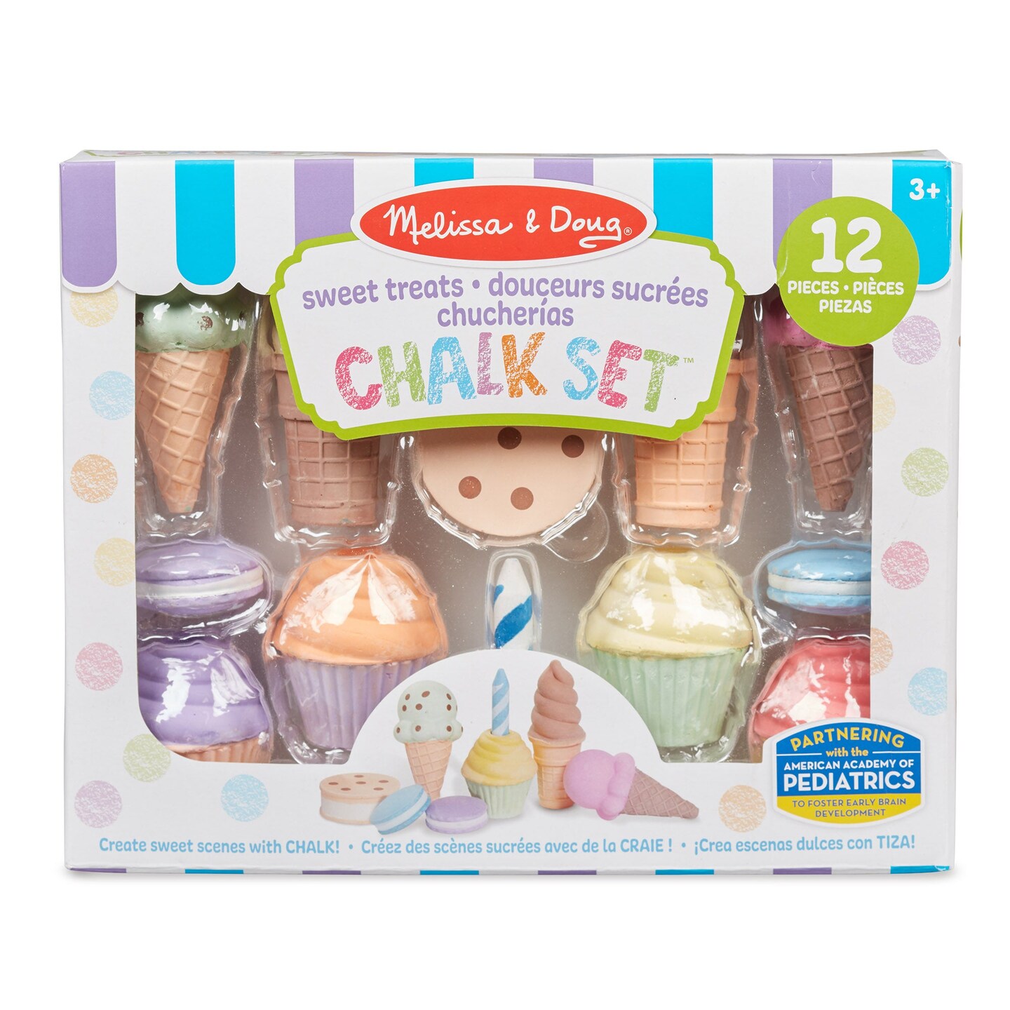 Ice Cream &#x26; Cake Chalk Set