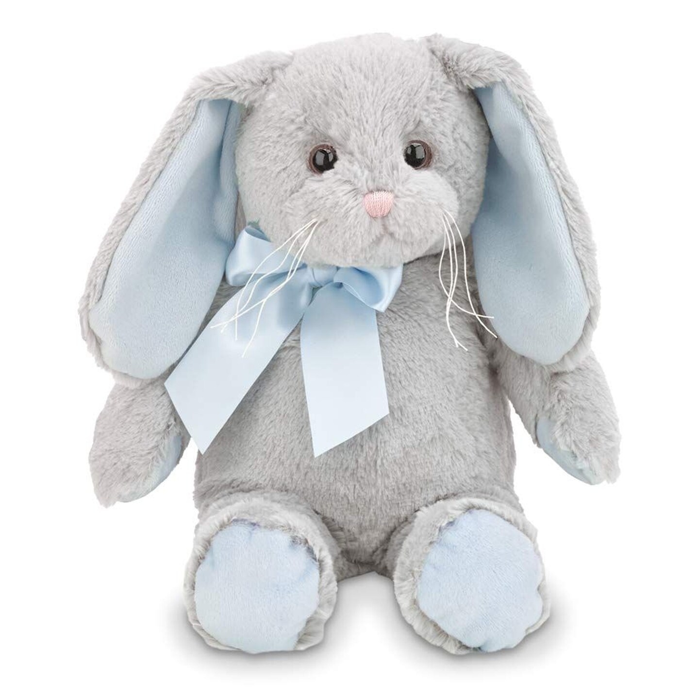 Bearington Lil&#x27; Hopsy The Stuffed Bunny, 12 Inch Blue Stuffed Bunny for Easter