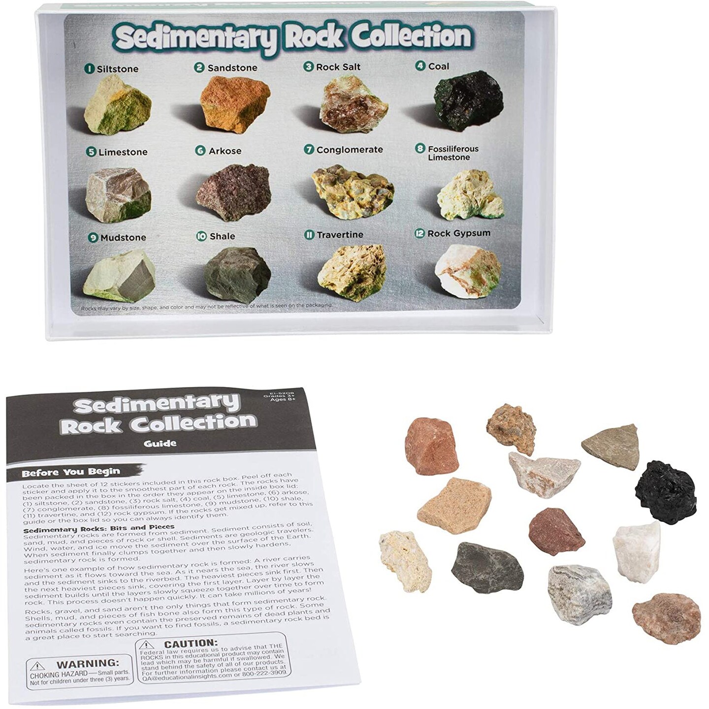 GeoSafari&#xAE; Complete Rock, Mineral, &#x26; Fossil Collections, Set of 57