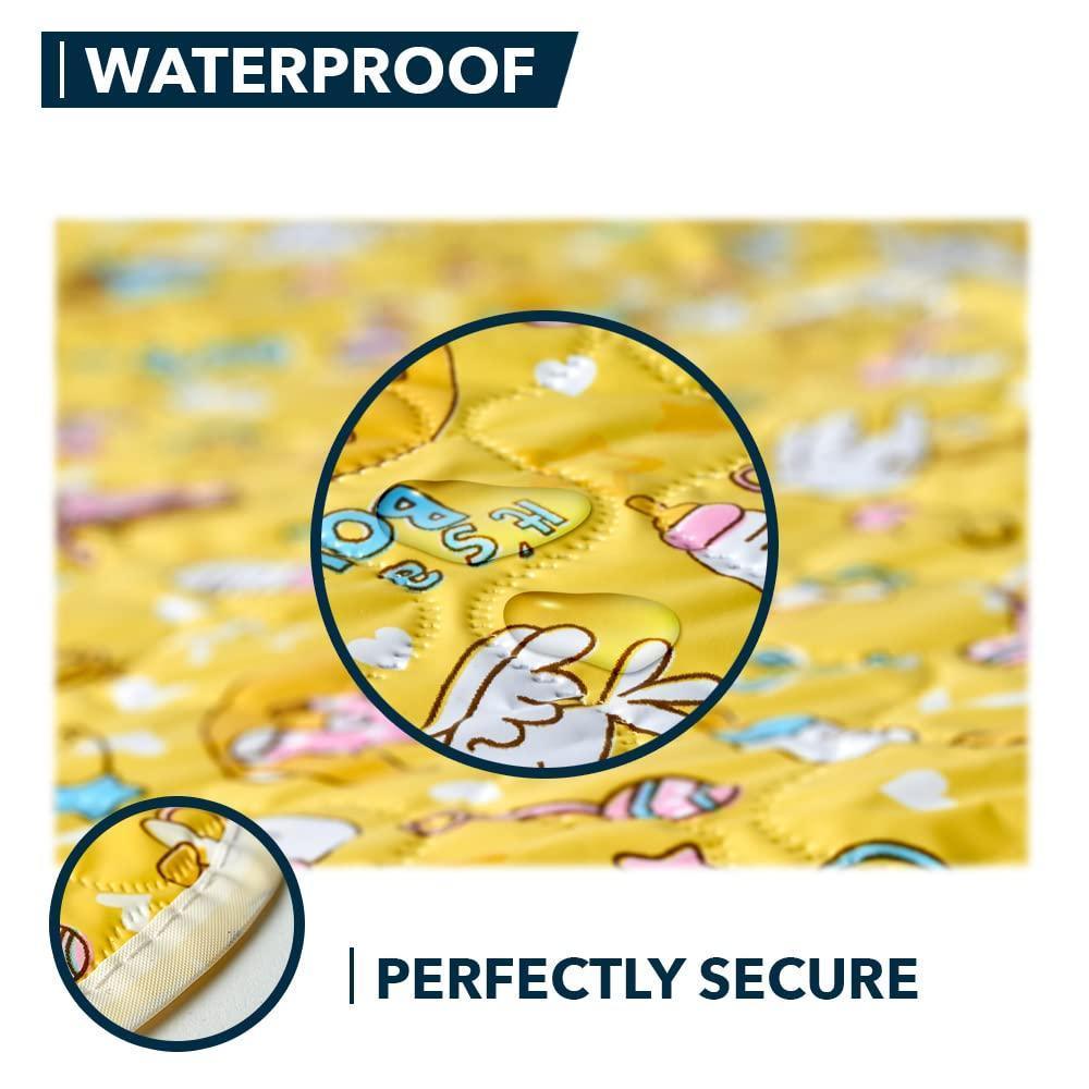 Portable Changing Pad for Home &#x26; Travel &#x2013; Waterproof Reusable Extra Large Size 31.5 x25.5&#x27;&#x27; Baby Changing Mat with Reinforced Double Seams  Change Diaper On The Go   Unisex Boys&#x26;Girls Storage Bag