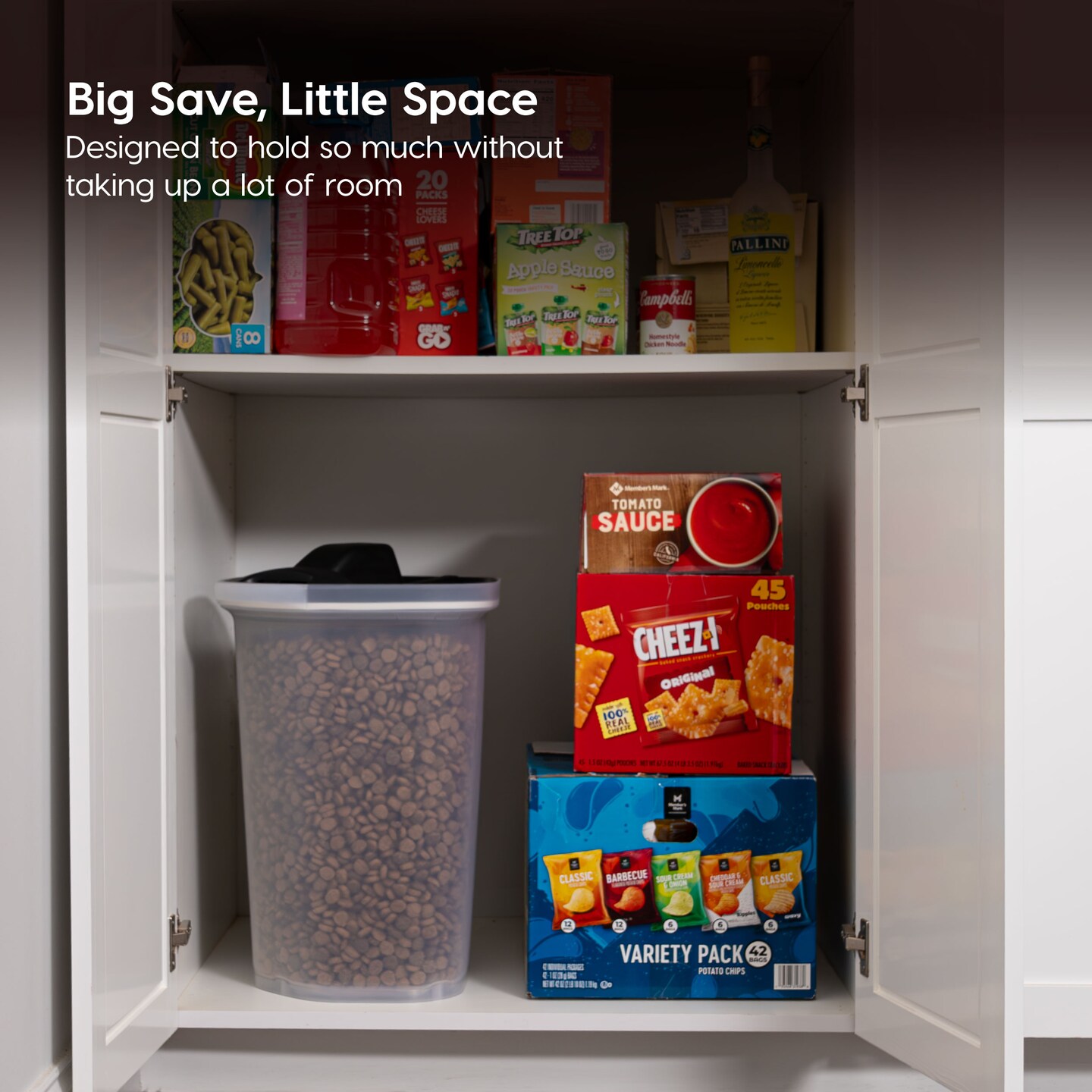 IRIS USA 25Lb/30Qt WeatherPro Airtight Pet Food Storage Container with Scoop and Casters