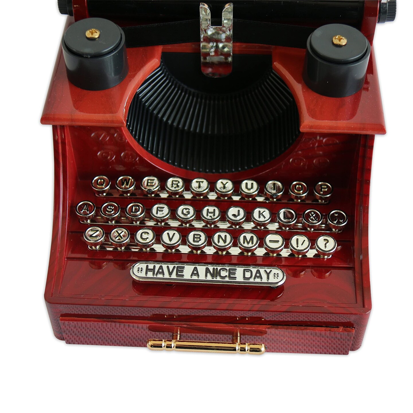 Vintage Typewriter Music Box for Home/Office/Study Room Décor Decoration