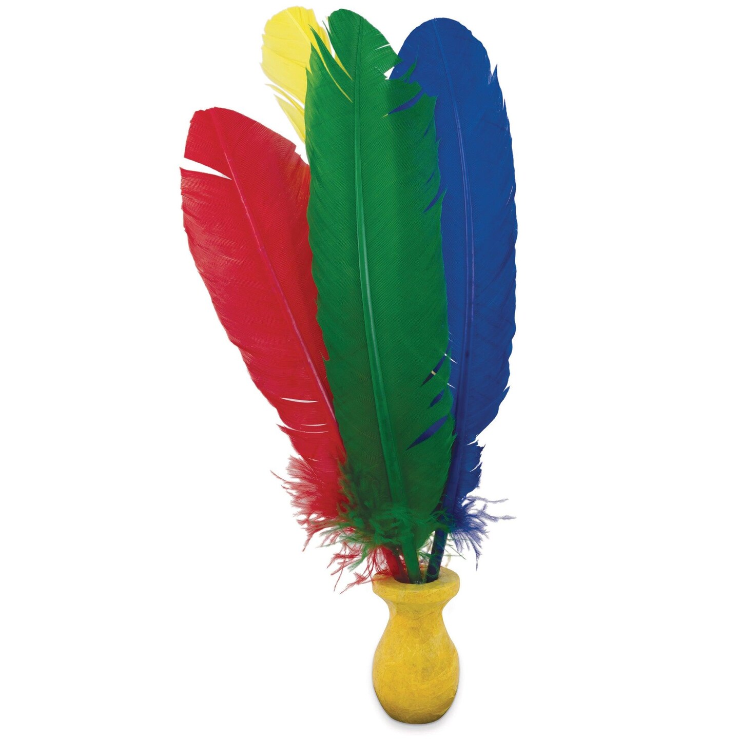 Quill Feathers, Assorted Colors, 12&#x22;, 24 Per Pack, 3 Packs