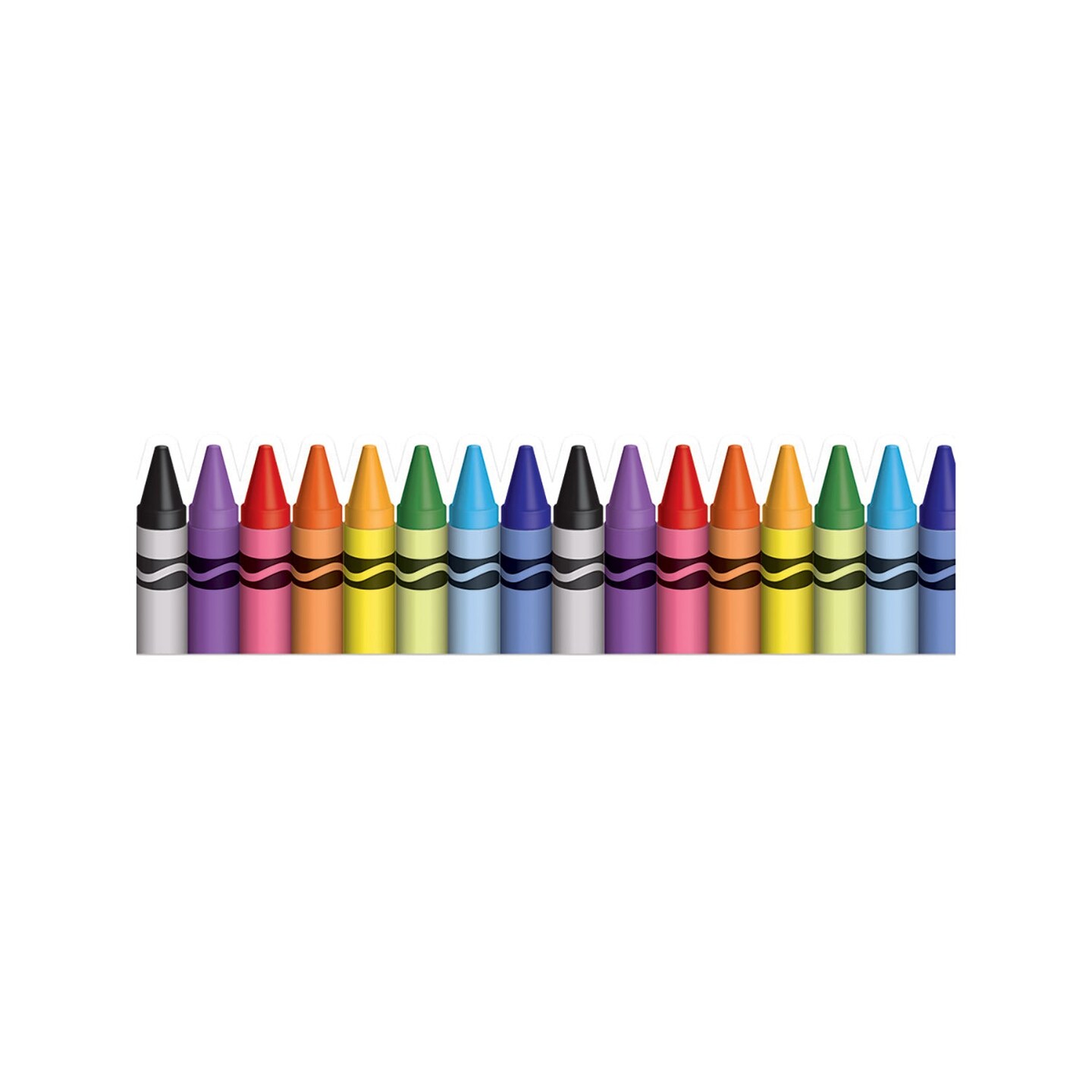 Crayola&#xAE; Crayons Extra Wide Deco Trim&#xAE;, 37 Feet Per Pack, 6 Packs