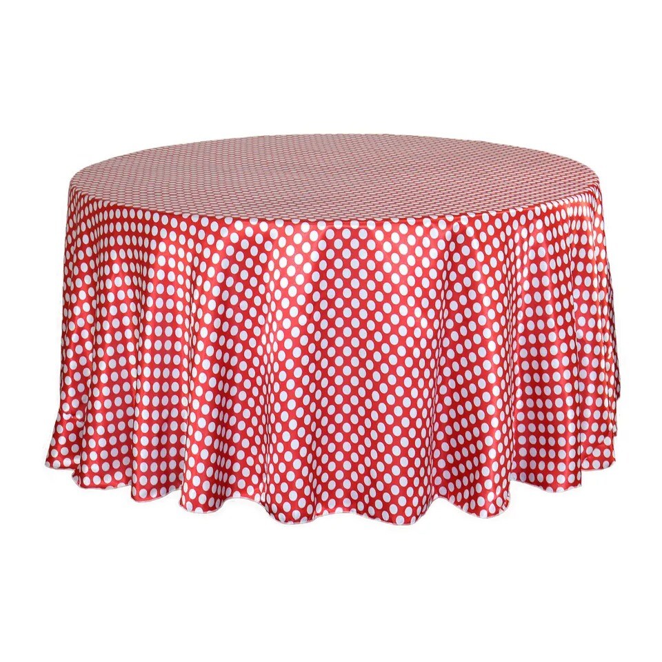 Round Satin Tablecloths