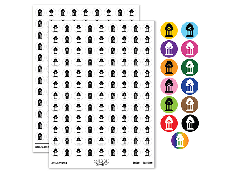Fire Hydrant Icon 200+ 0.50&#x22; Round Stickers