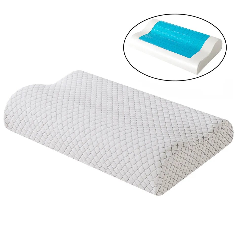 Kitcheniva Memory Foam Pillow Cooling Gel Orthopedic Soft