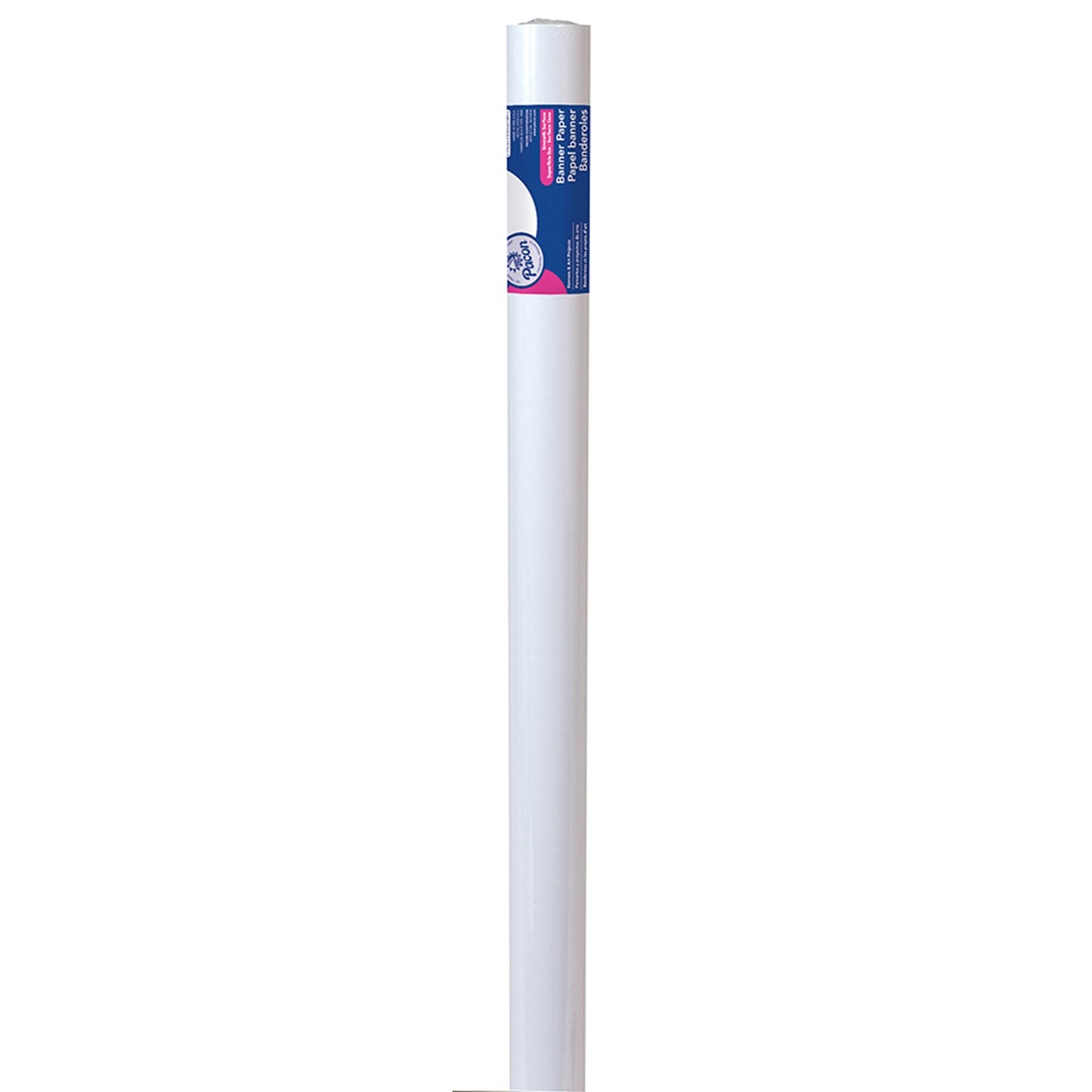Banner Roll, White, 36&#x22; x 75&#x27; Per Roll, 2 Rolls