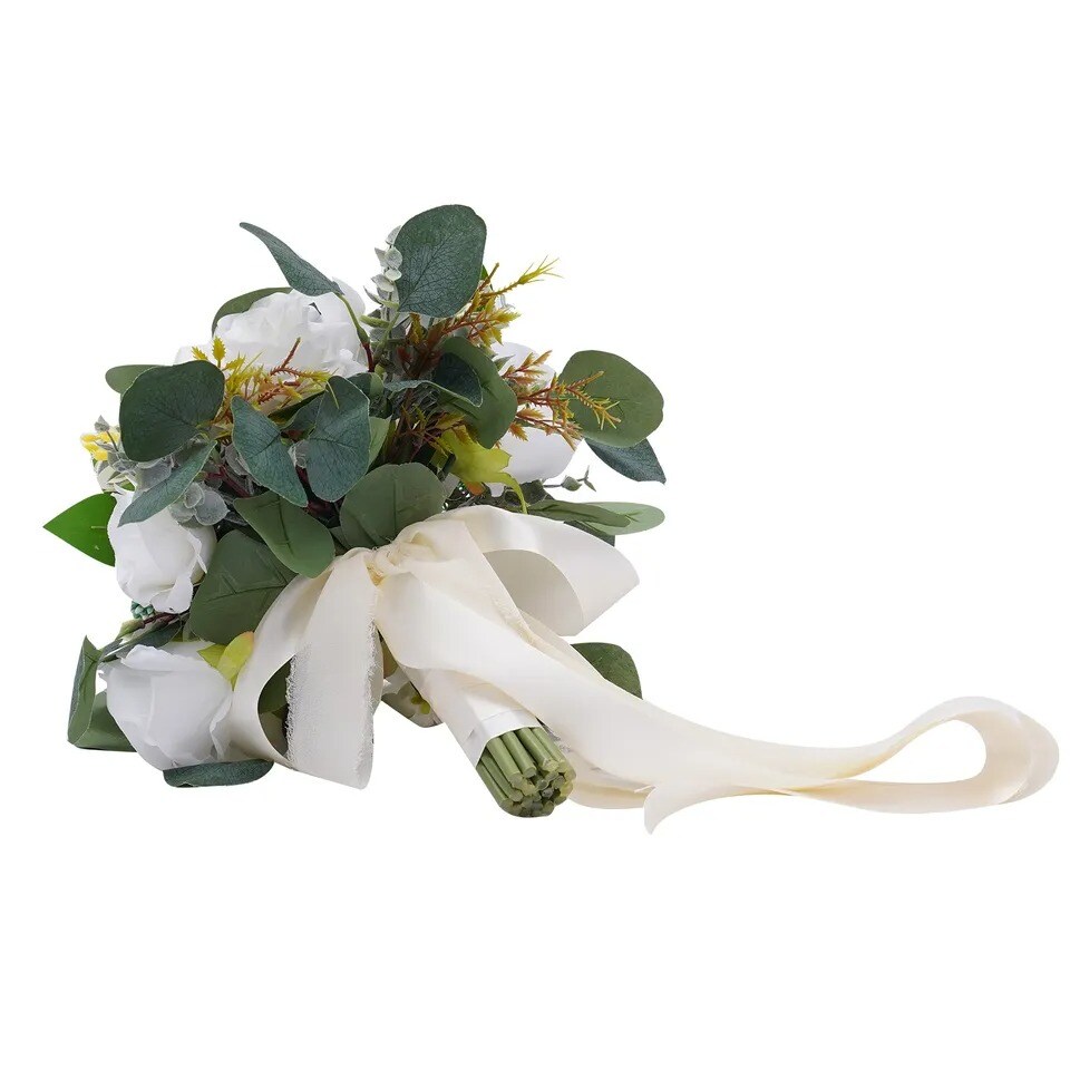 Bridal and Bridesmaid Artificial Flower Bouquet
