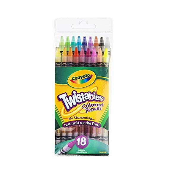 Crayola Twistables Colored Pencil Set 18Color Set Michaels