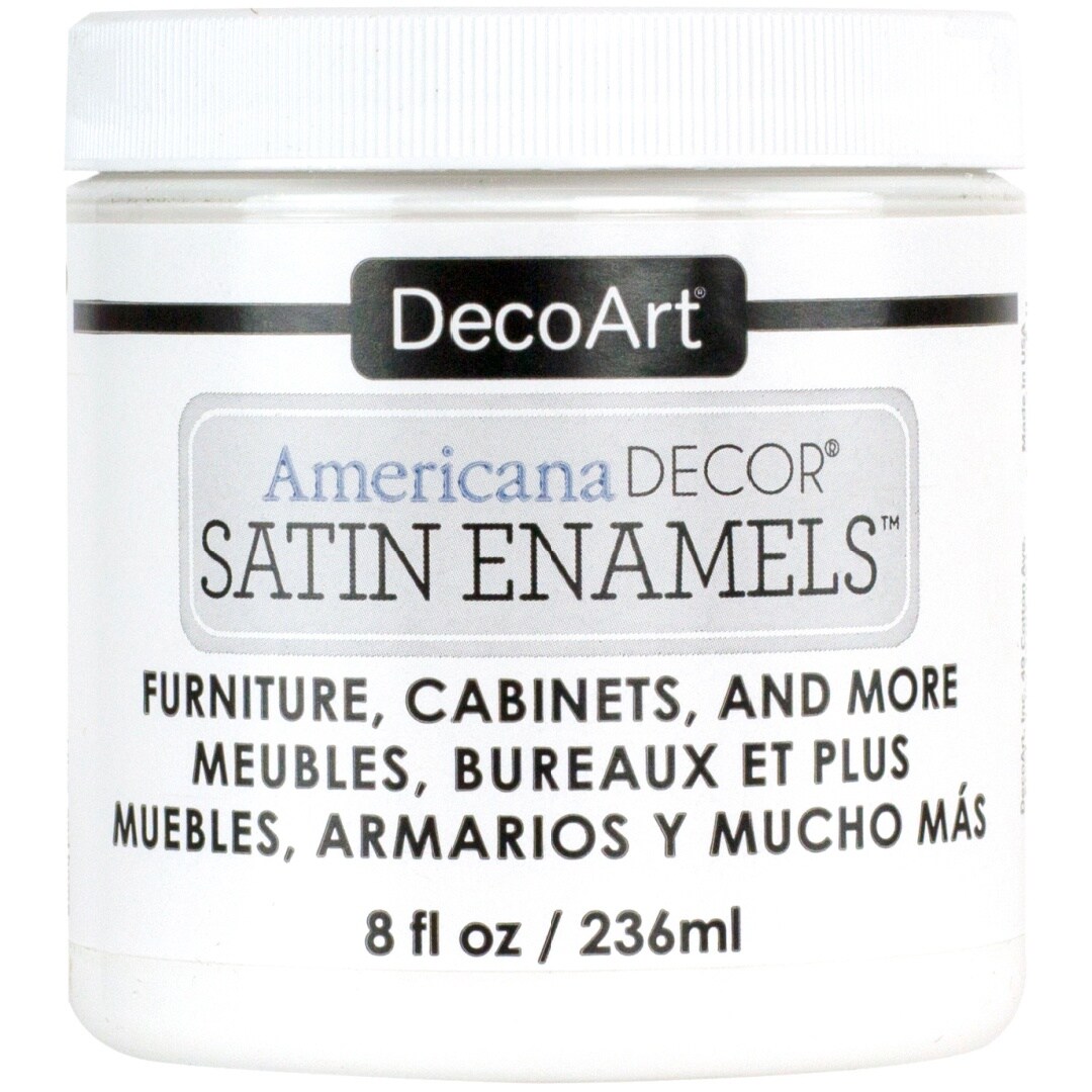 Americana Decor Satin Enamels 8oz Warm White