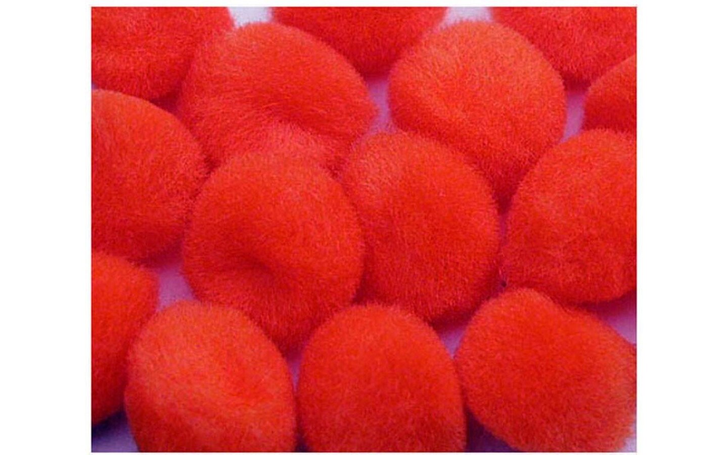 PA Ess Pom Pom 2&#x22; 2pc Red
