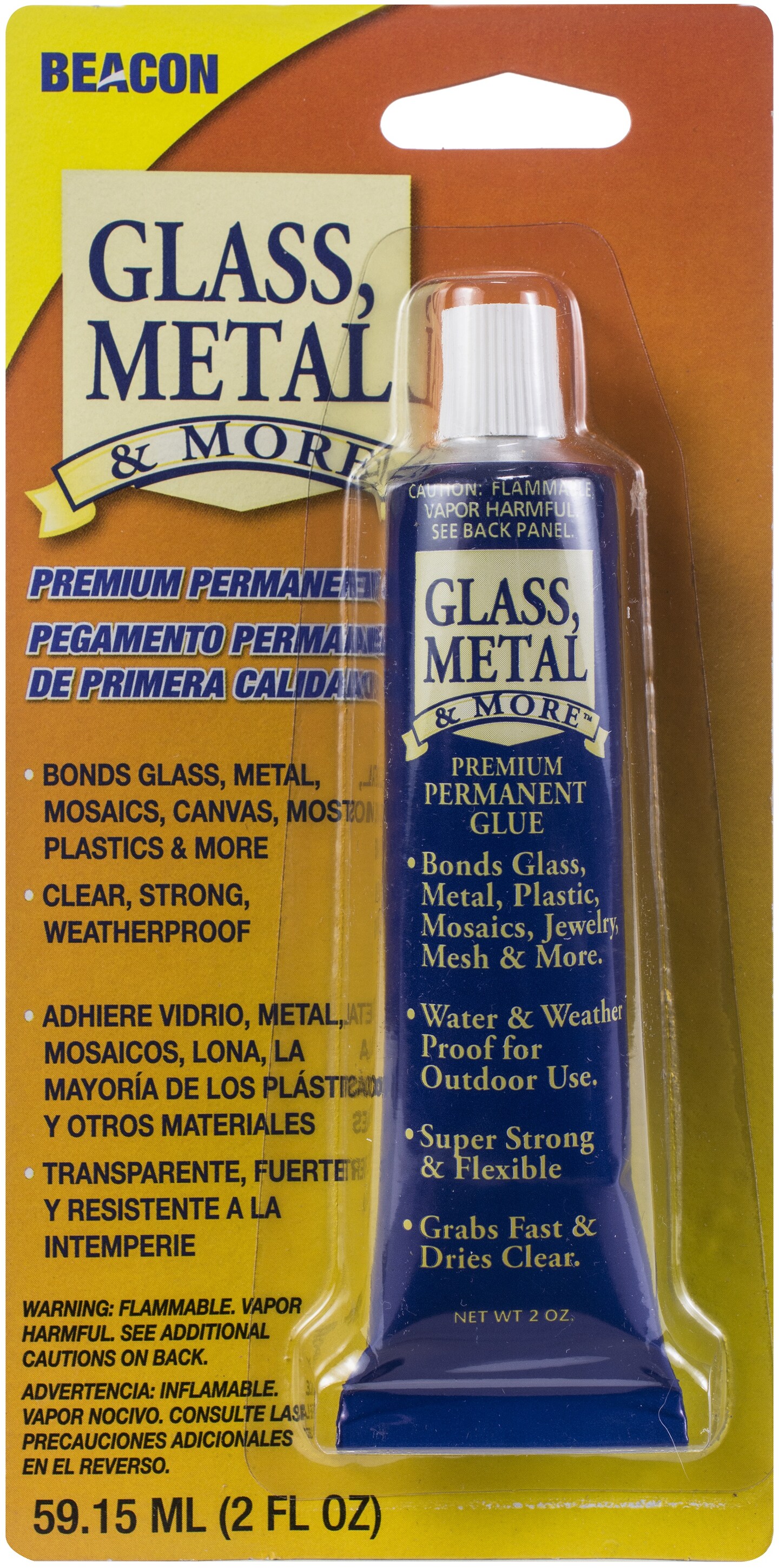 Glass, Metal & More Premium Permanent Glue-2oz