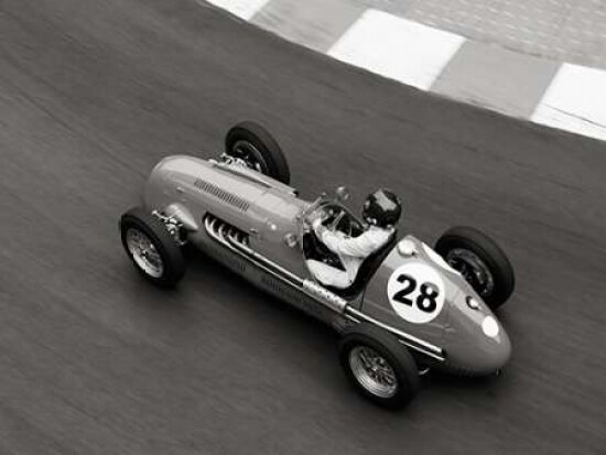 Historical race car at Grand Prix de Monaco Poster Print by Peter Seyfferth - Item # VARPDX3AP3254