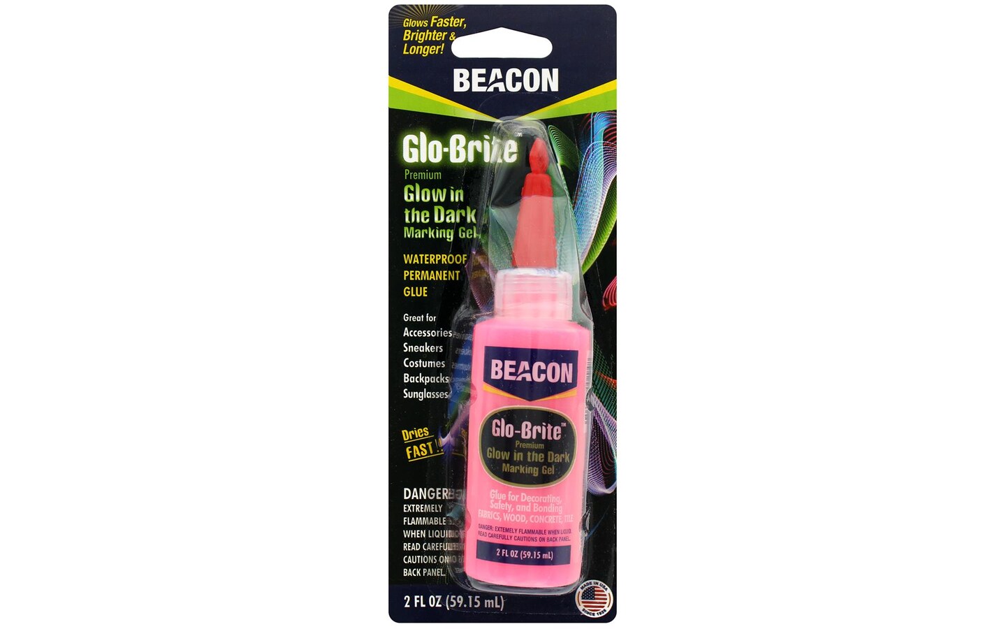 Beacon Glo-Brite 2Oz Pink Glow