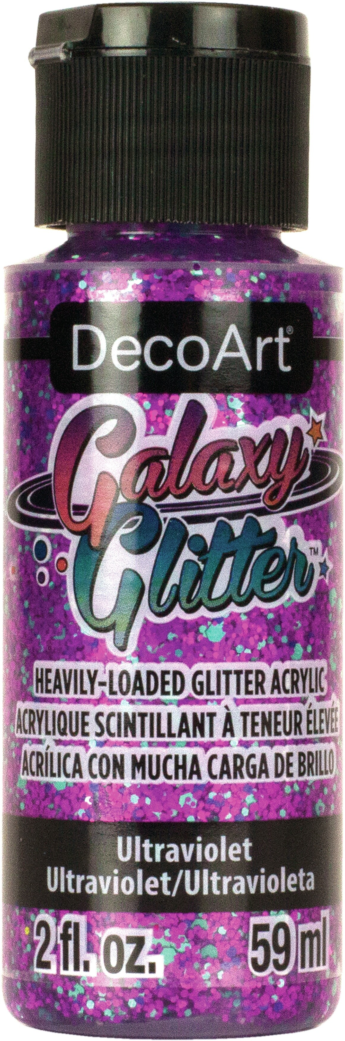 Decoart Galaxy Glitter Acrylic Paint 2OzUltraviolet Michaels