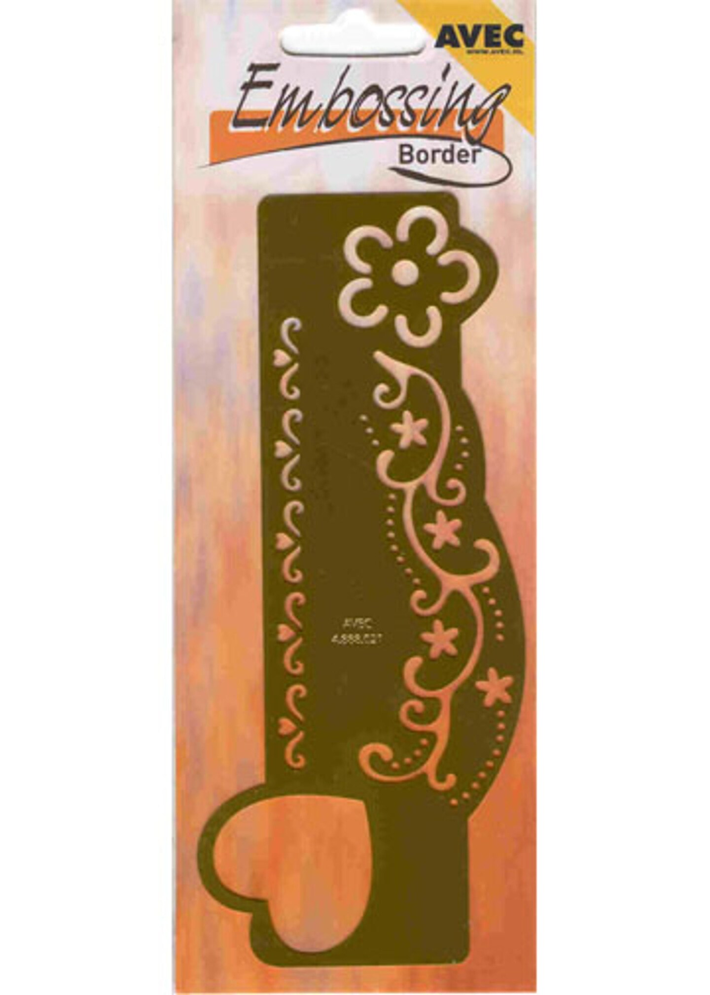 Embossing Border Stencil Heart Michaels