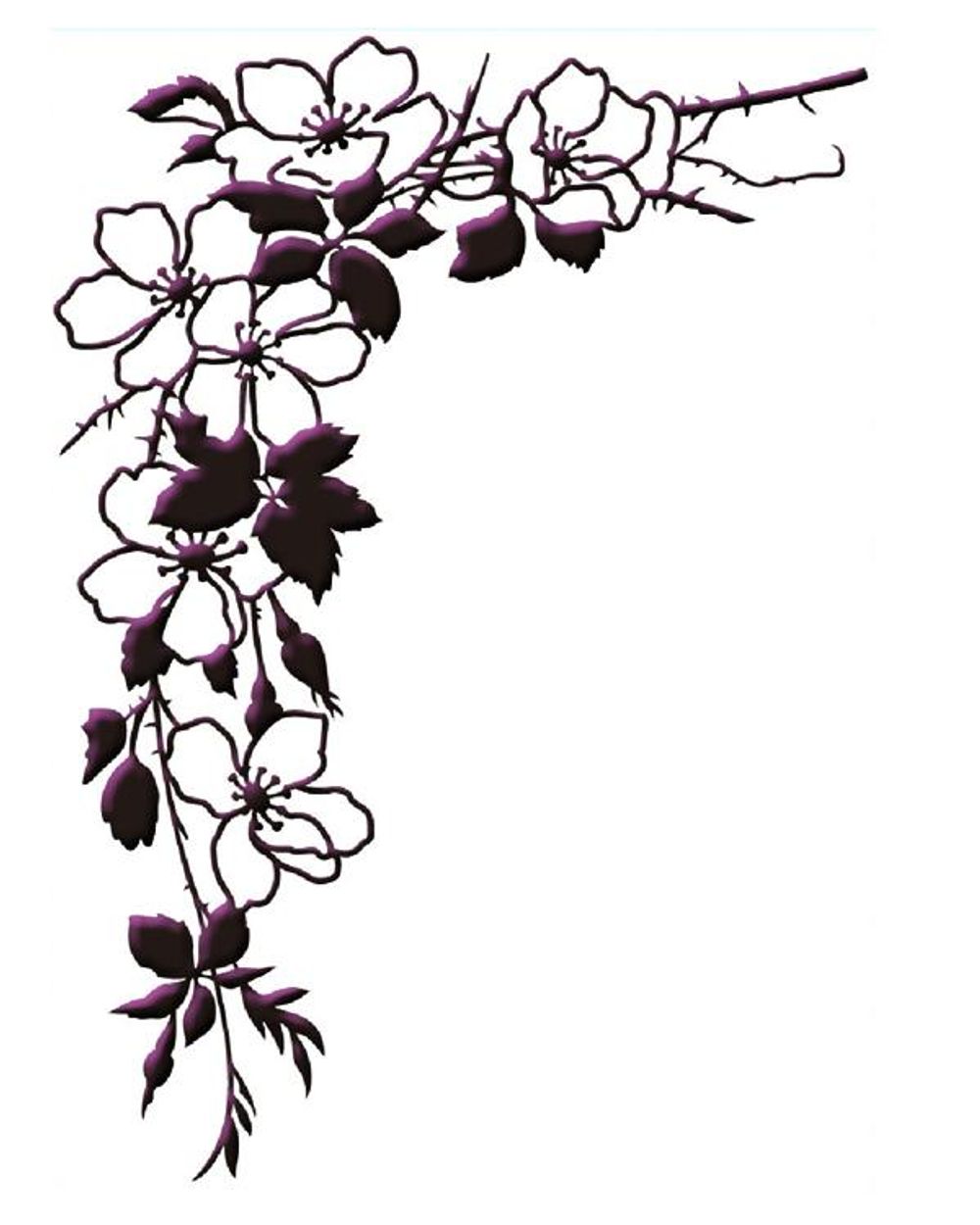 Embossing Folder Garden Spray Size 5 X 7 Michaels