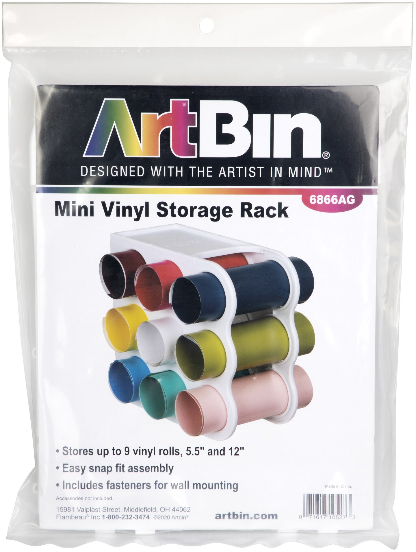 ArtBin Mini Vinyl Storage Rack-White