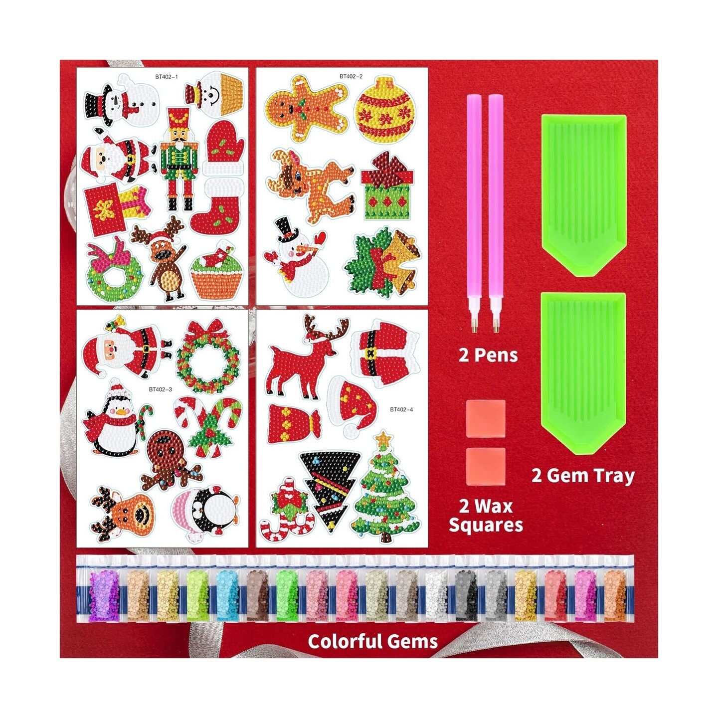 Kitcheniva Diamond Painting Stickers For Kids Gem Painting Kit