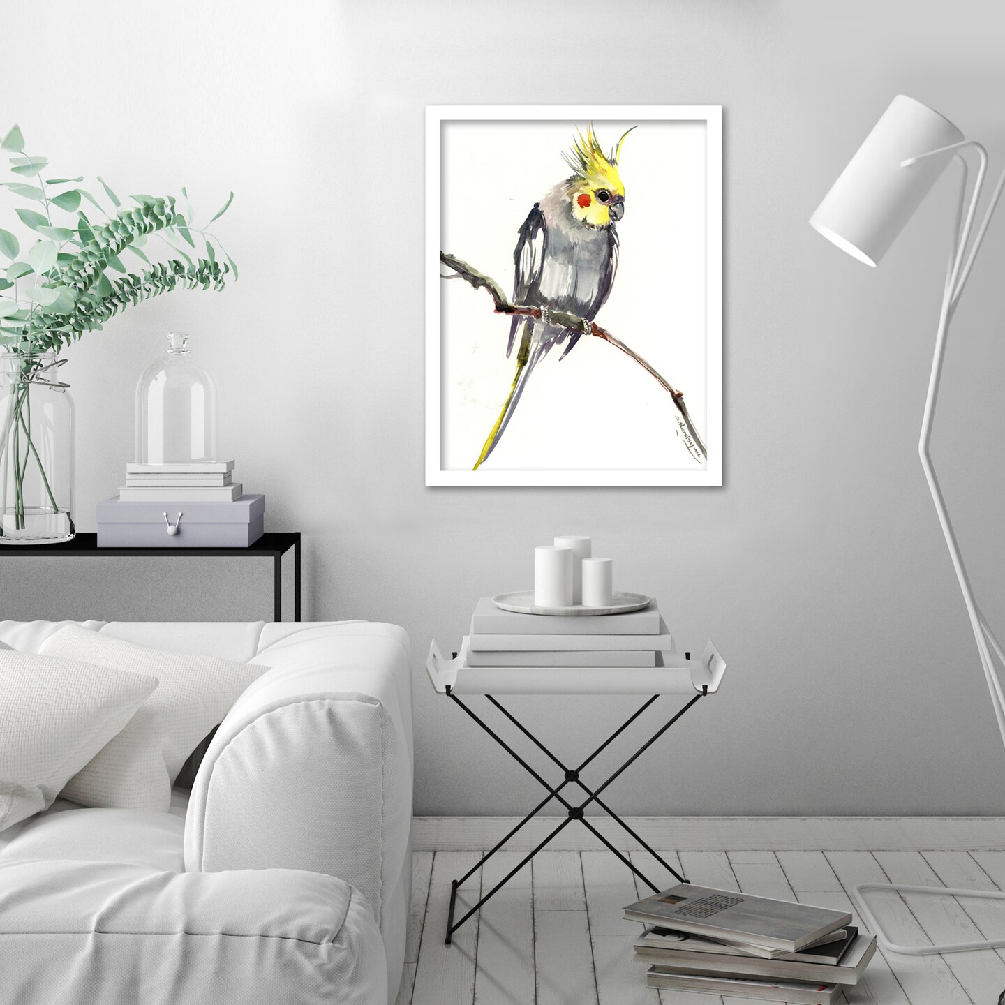 Cockatiel by Suren Nersisyan  Framed Print - Americanflat