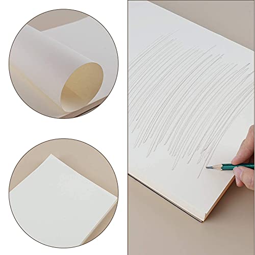 9 x 12 Sketch Book, Top Spiral Bound Sketch Pad, 2 Packs 100-Sheets Each (68lb/100gsm), Acid Free Art Sketchbook Artistic Drawing Painting Writing