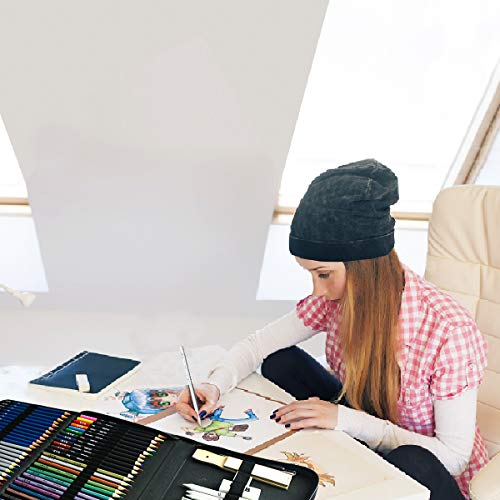 72 PCS Drawing Supplies Sketching Set,Art Kit include Drawing & Colored Pencils for Adults Artists Kids.Pro Art Sketch Supplies with Sketchpad,Watercolor & Metallic Pencils