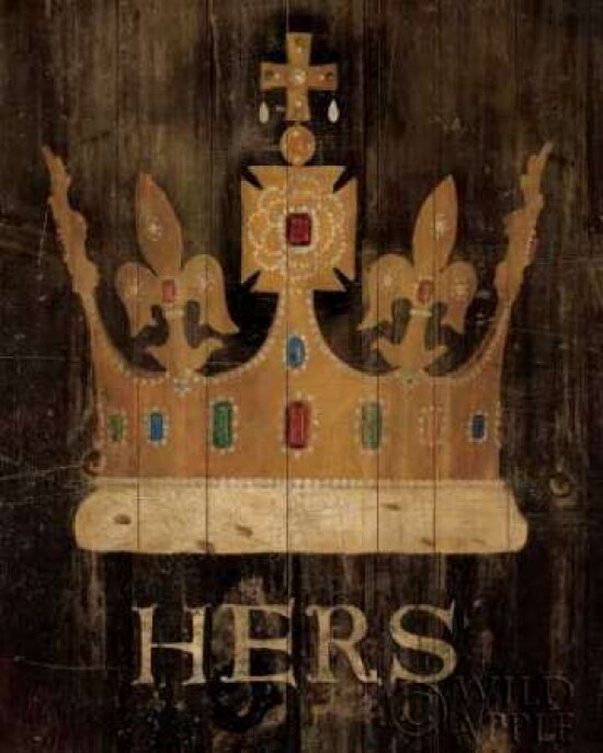 Her Majestys Crown with Word Poster Print by Avery Tillmon - Item # VARPDX2813