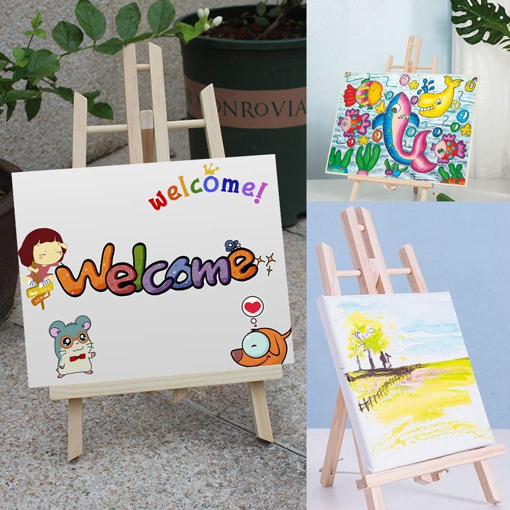 12&#x27;&#x27; Tabletop Display Artist Easel Stand, Art Craft Painting Easel, Wooden Easel Apply to Kids Artist Adults Students Classroom Etc.