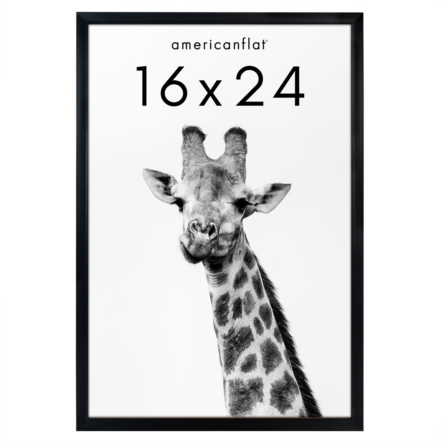 Americanflat Gallery-Style Picture Frame - Ideal Frame for Gallery Wall Display - Showcase Artwork, Prints, and Photos - Shatter Resistant Glass - Hanging Hardware with Drywall Anchor