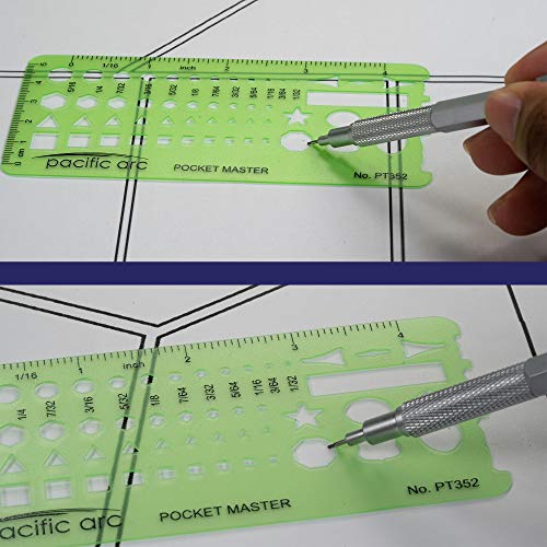 Pocket Master Template Guide, Featuring Perfect Circles, Hexagons, Triangles, and Squares