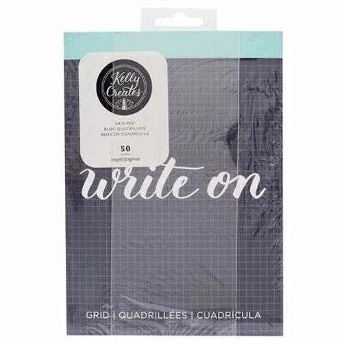 PRACTICE PAD - AC - KELLY CREATES - 6X8 - TRAVEL - GRID - 50 SHEETS 348289