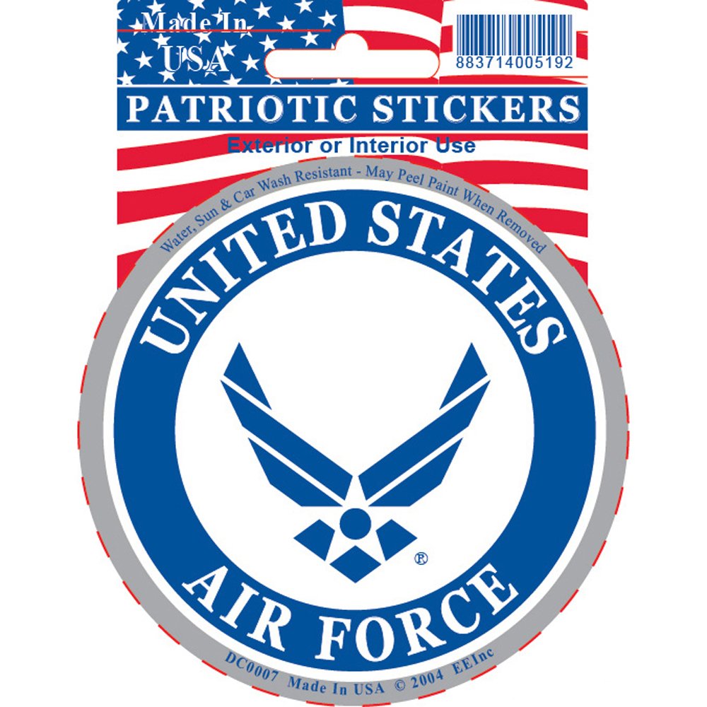 United States Air Force Logo Sticker 3-1/4