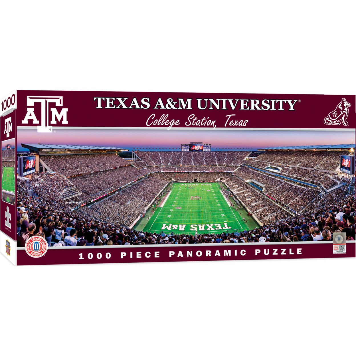 Masterpieces   Sports Panoramic Puzzle - NCAA Texas A&#x26;M Aggies Endzone View