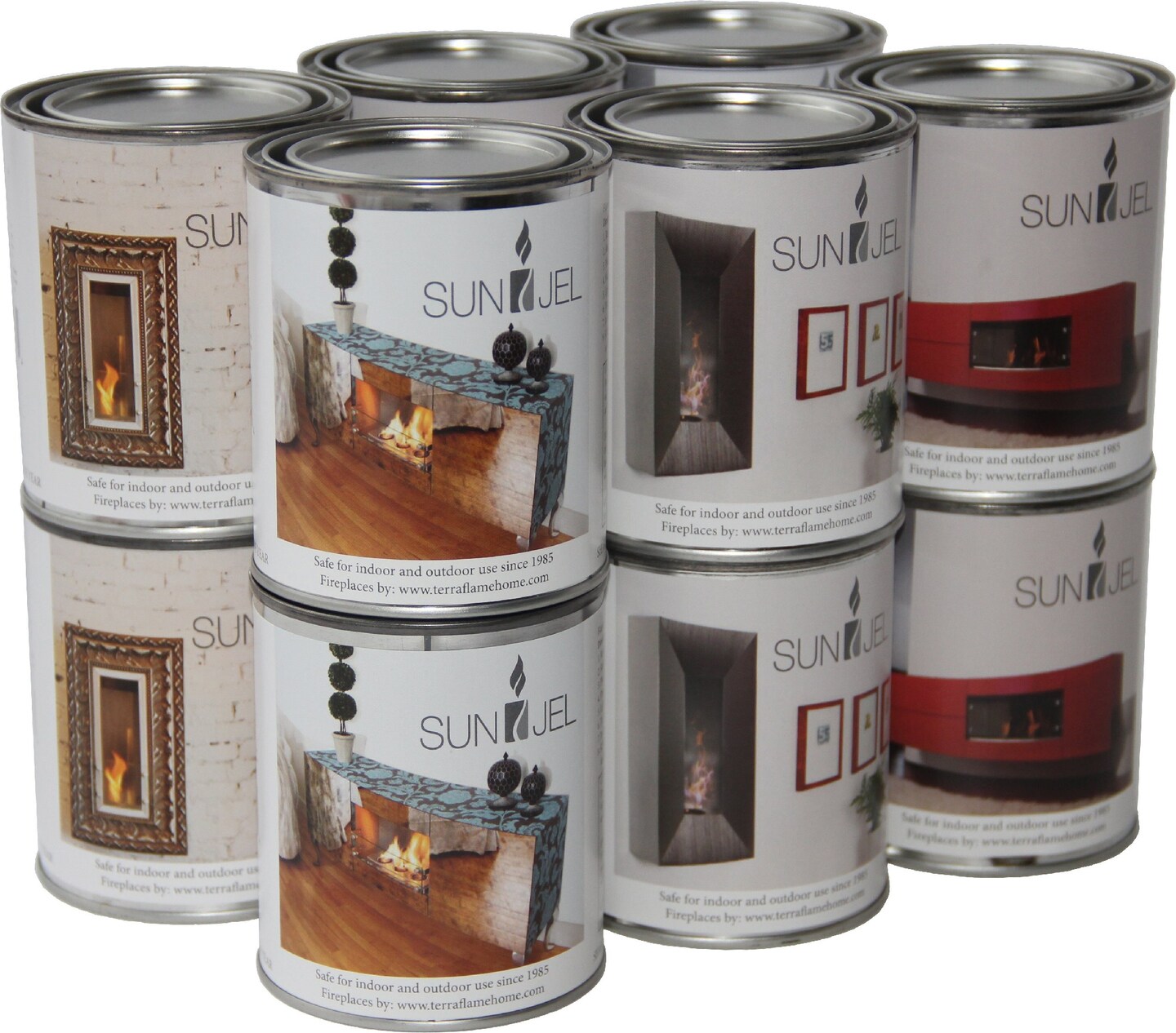 Luxury Fireplace Group SunJel Gel Fuel Cans 12 pack