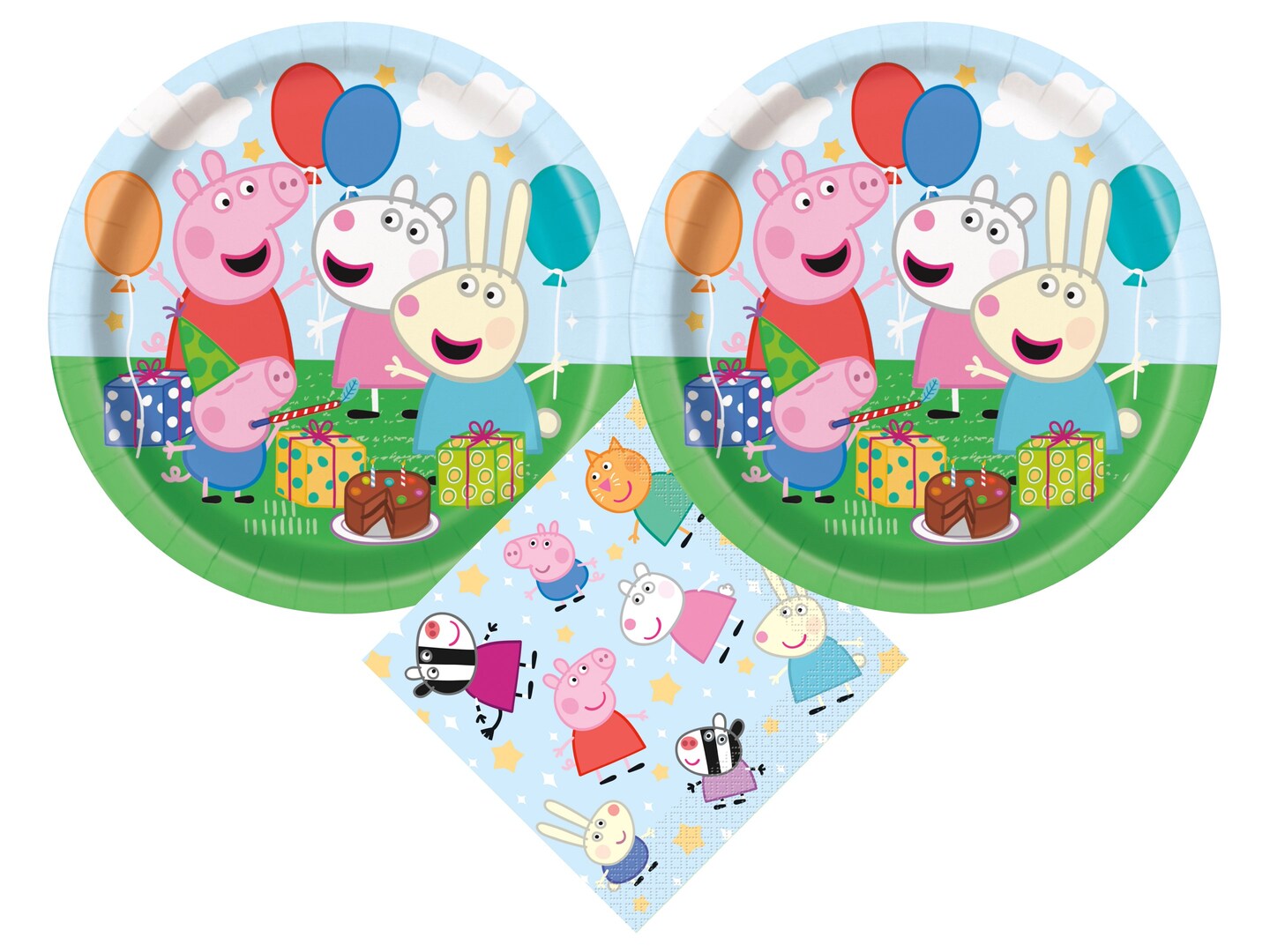 PEPPA PIG Birthday Party Supplies Decorations Balloons Tableware Plates  Cups Fun