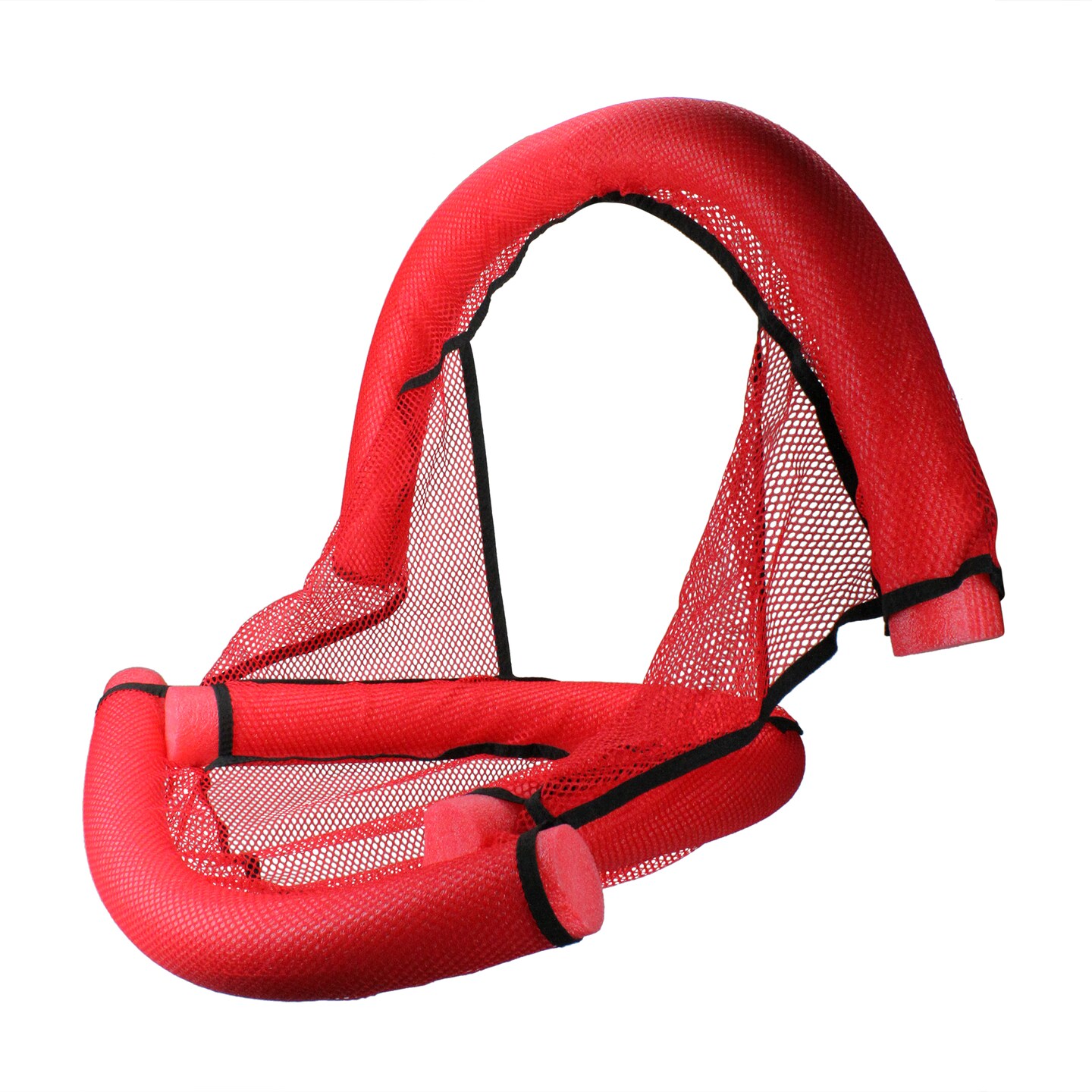 Swim Central Inflatable Red and Black Foam Noodle Fun Seat , 30-Inch