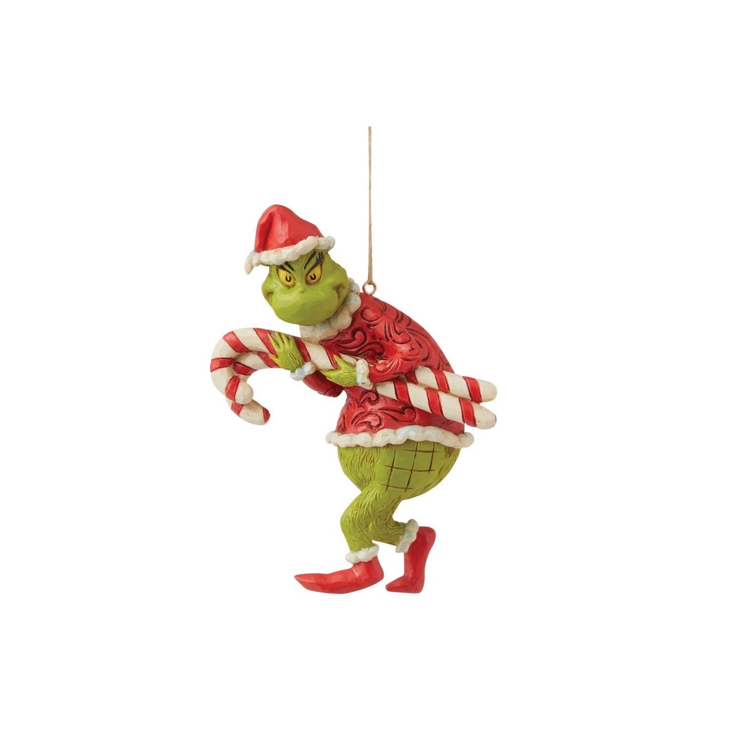 Department 56 Dept 56 The Grinch with Candy Canes Christmas Ornament