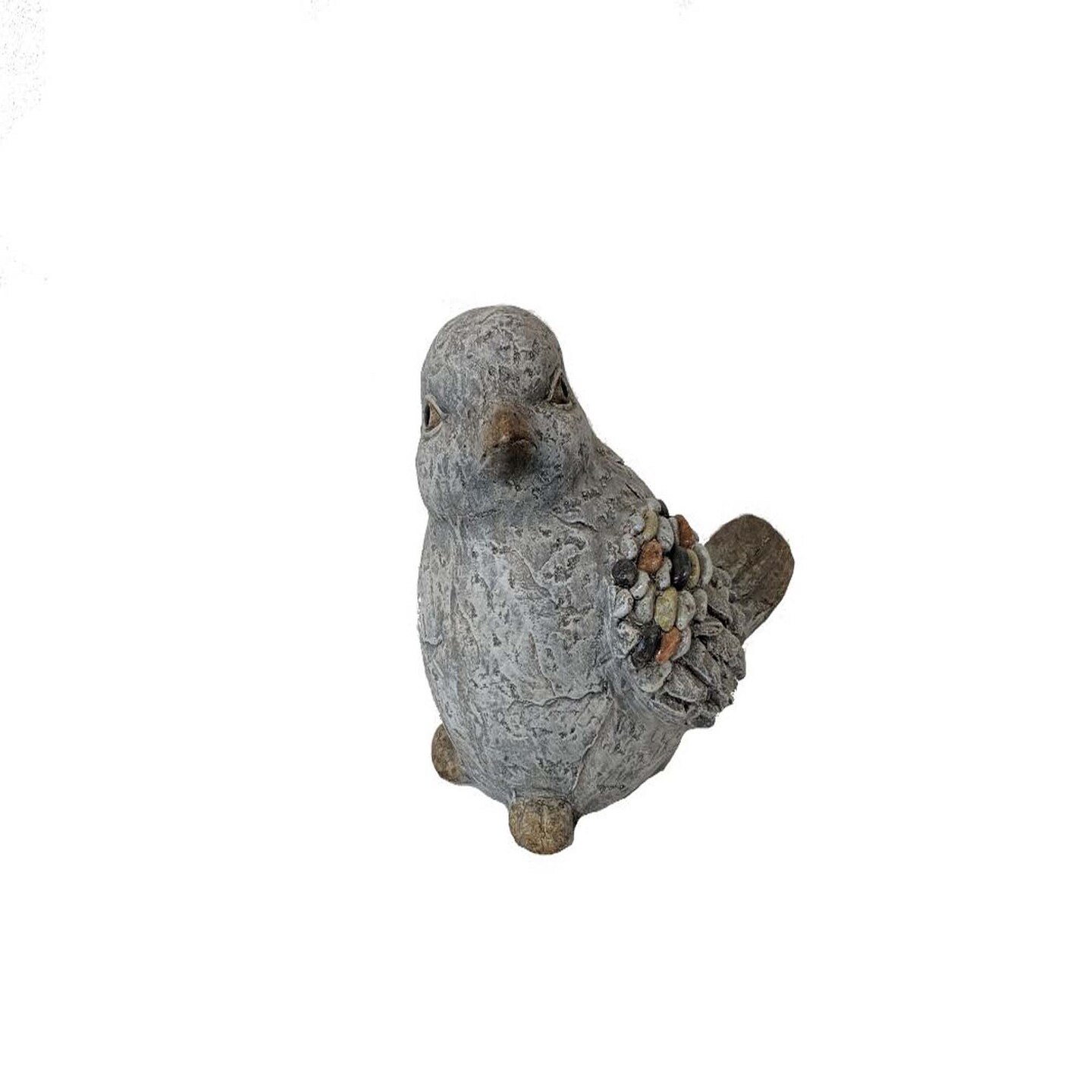 Galt International 13.25&#x22; x 9.5&#x22; Ceramic Stone Gray Bird Statue