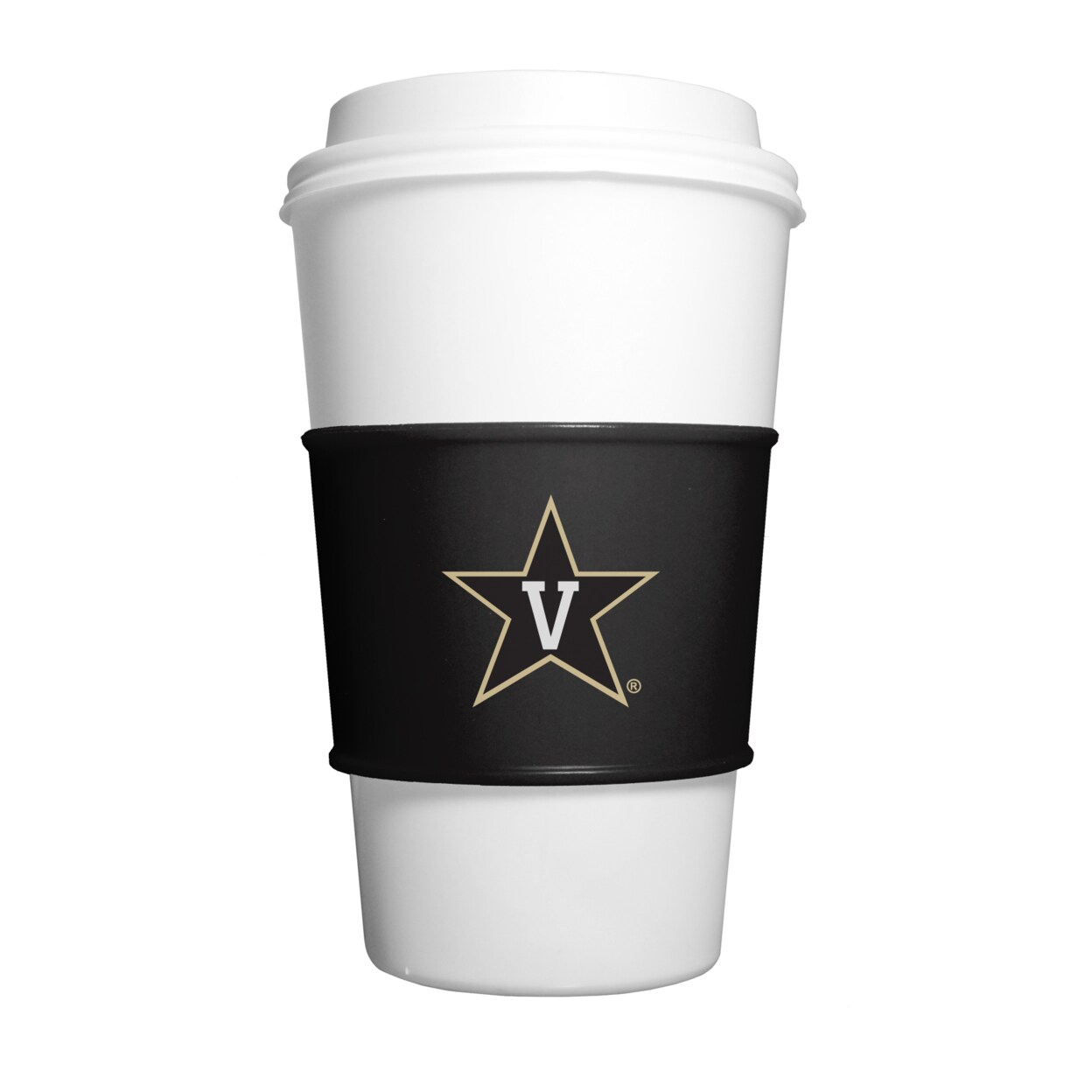 FANPAN s Team Logo Silicone Cup Sleeve - NCAA Vanderbilt Commodores