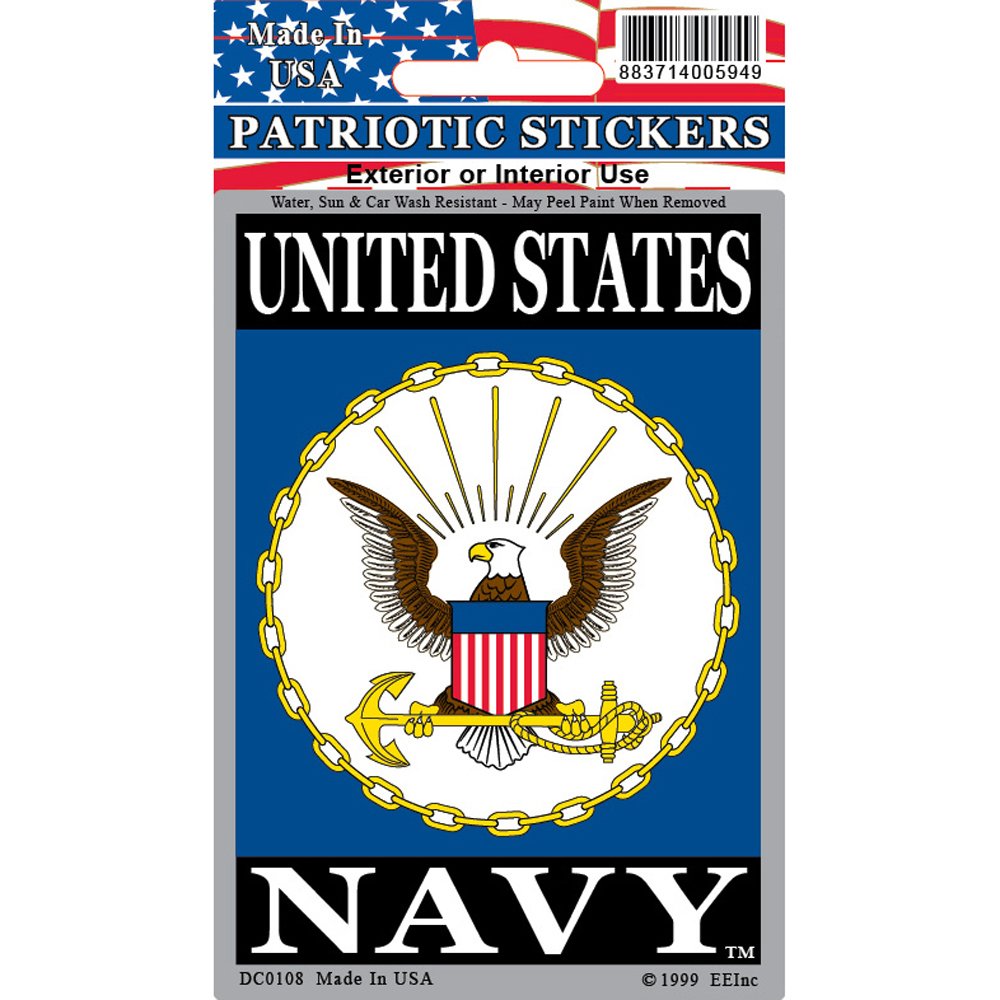 United States Navy Sticker 2-3/4&#x22;X4&#x22;