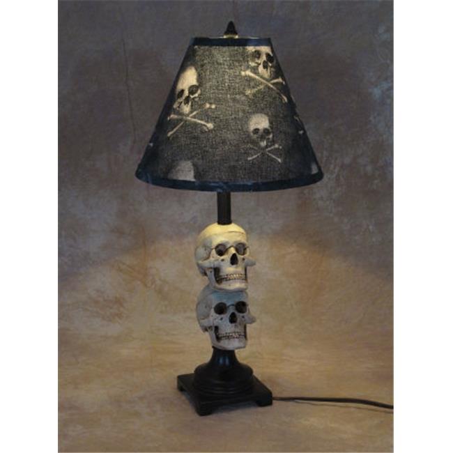 2 med. Skull desk lamp with bone shade Michaels