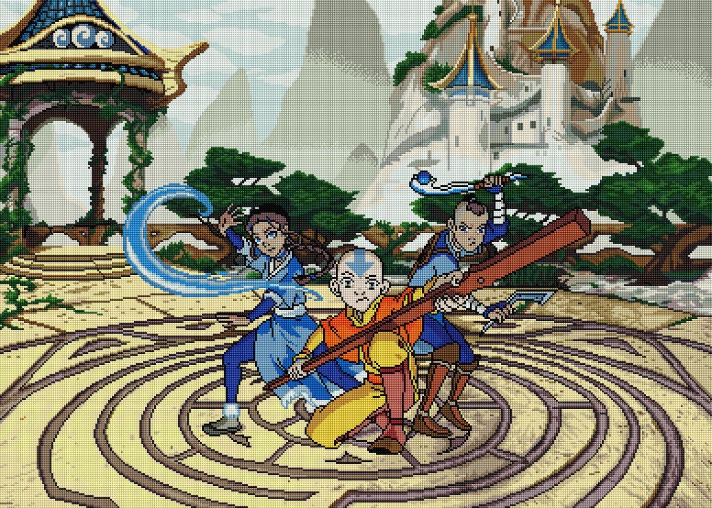 Aang, Katara, &#x26; Sokka