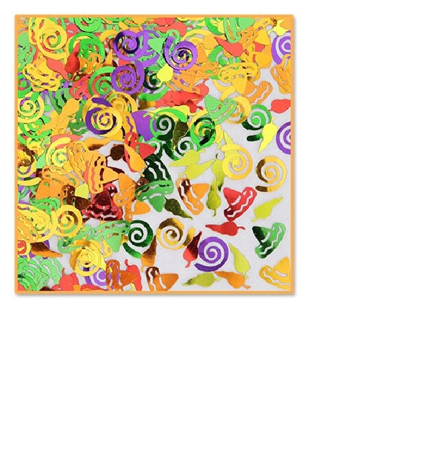 Beistle Pack of 6 Multicolor Mexican Fiesta Party Confetti Bags 0.5 oz.