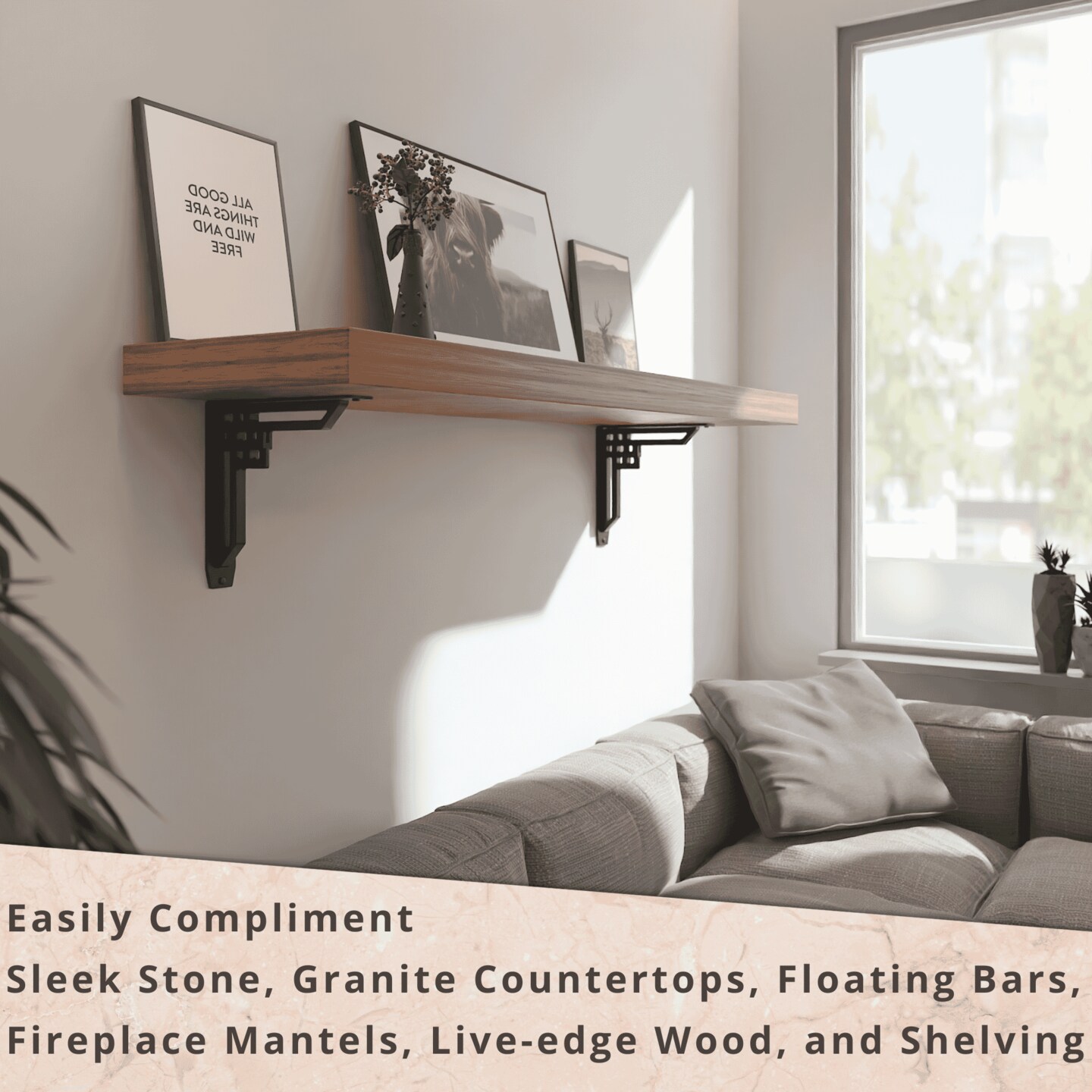 Starby Traditional Heavy Duty Steel Brackets